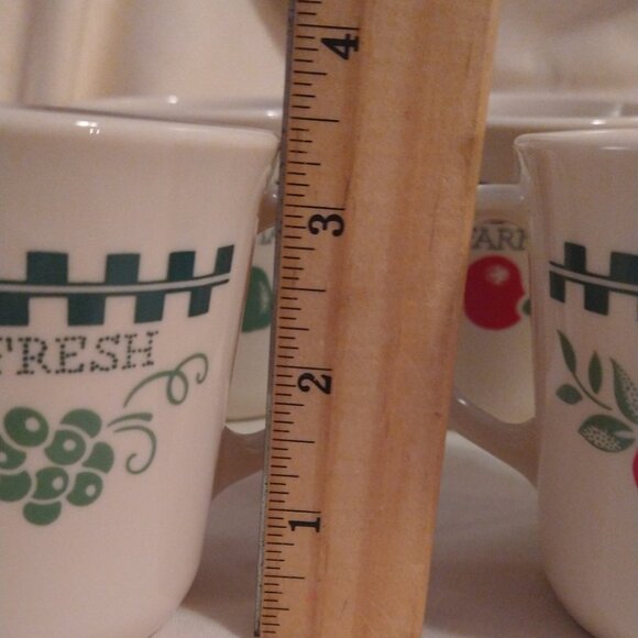 SET OF (6) CORNING (CORELLE) - FARM FRESH - COFFEE CUPS MUGS - Picture 2 of 7